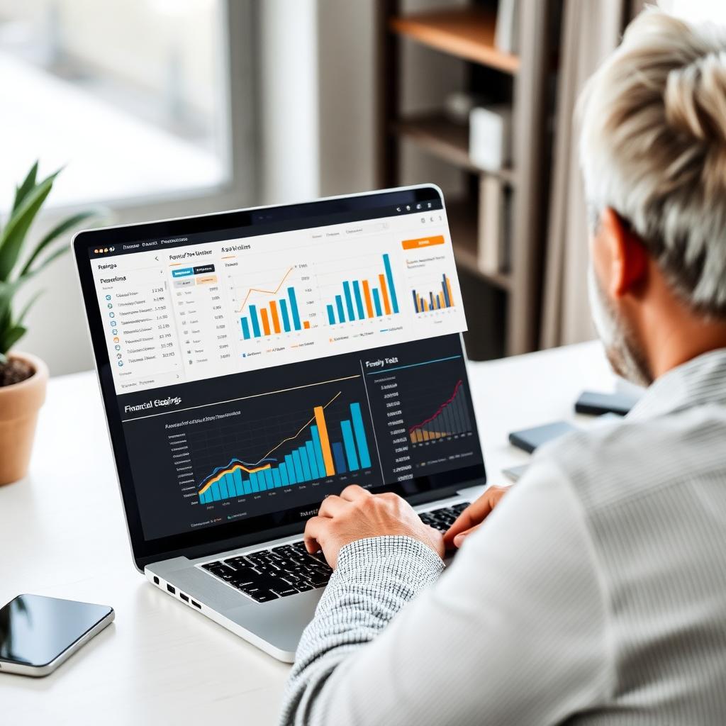 Owner portal showing rental property financial statements